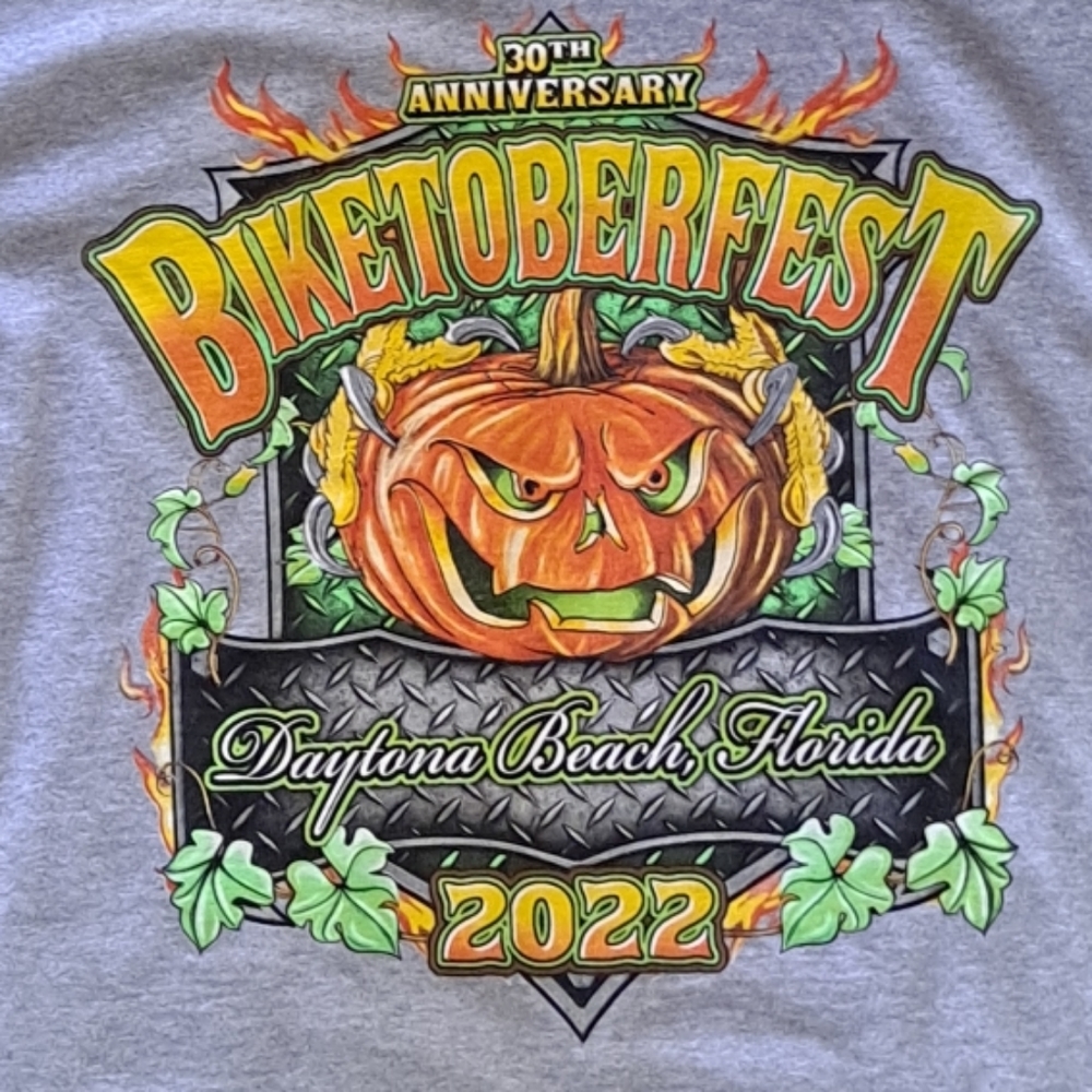 Biketoberfest 30th Anniversary Daytona Beach 2022 t shirt NWT